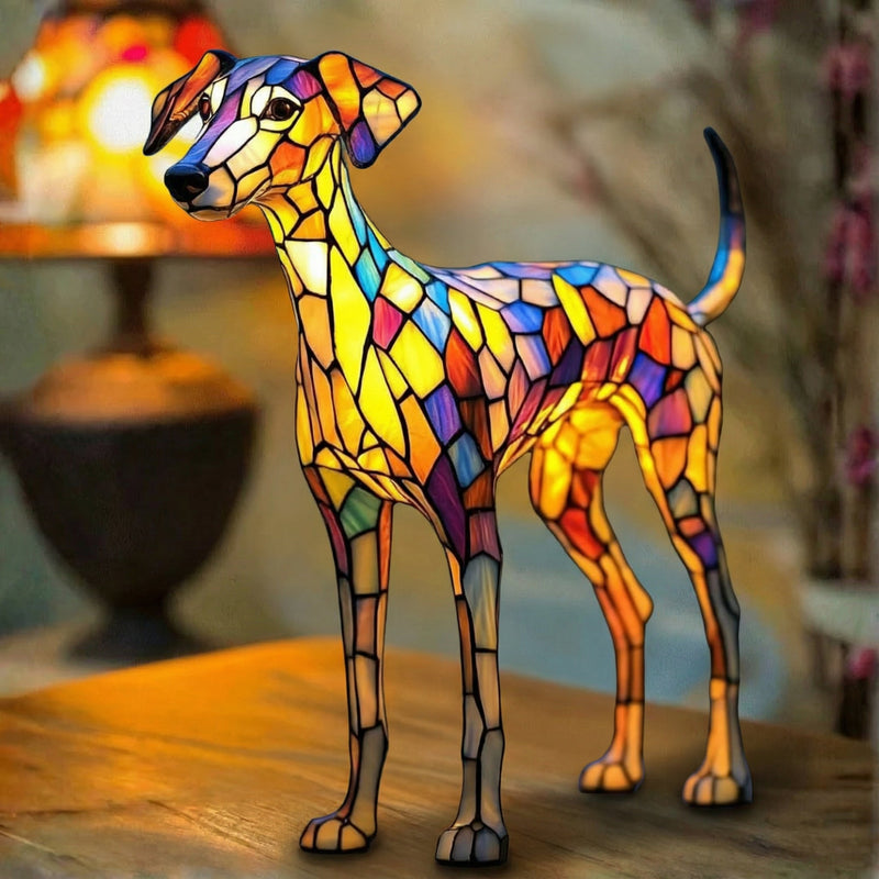 Smaragdinen Lasi Lamppu, Whippet-inspiroitu