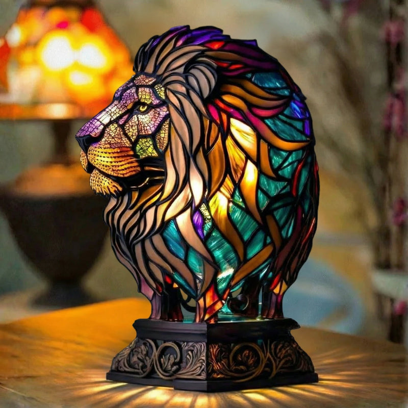 Lev - Vitrail Lamp