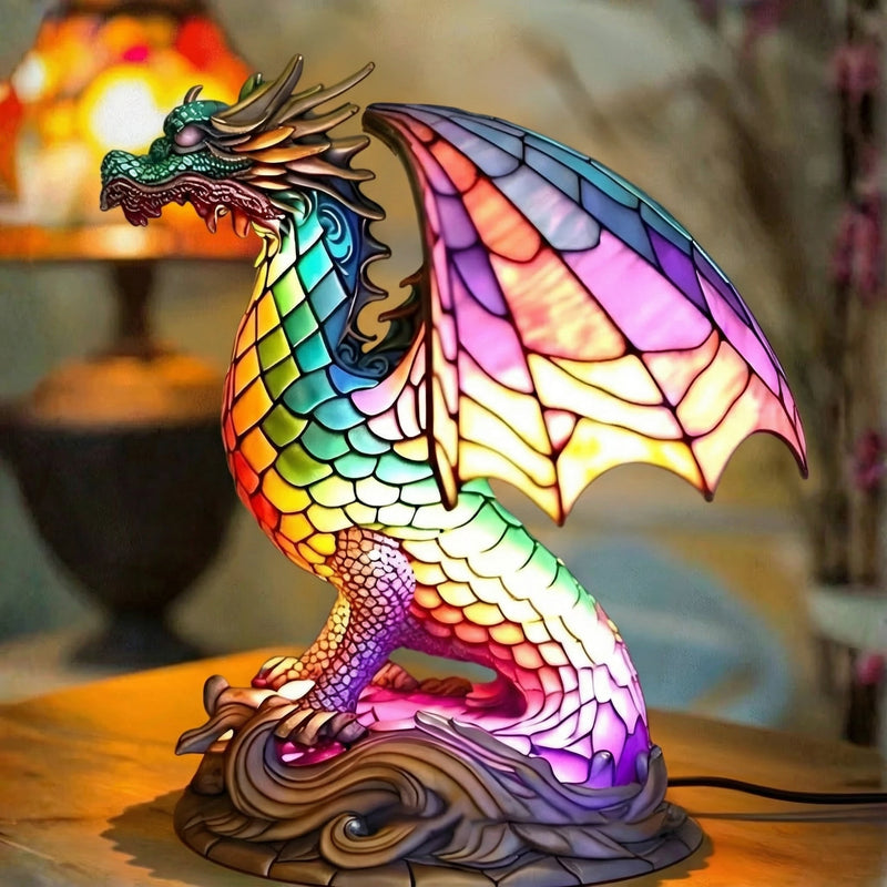 Draki - Vitrail Lamp