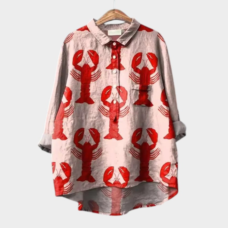 Krabben | Premium Pusero Kukkakuosisella Designilla