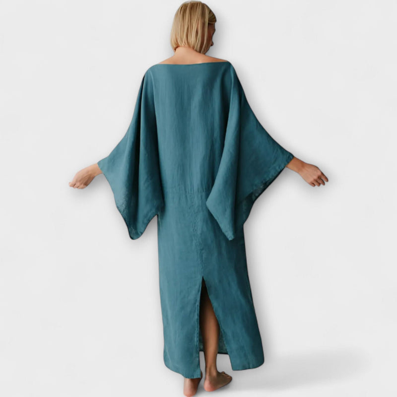 Dana - Pellava- ja puuvillakimono-mekko