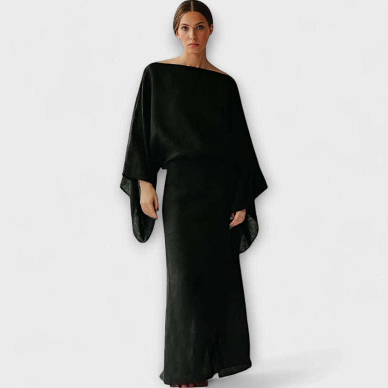 Dana - Pellava- ja puuvillakimono-mekko
