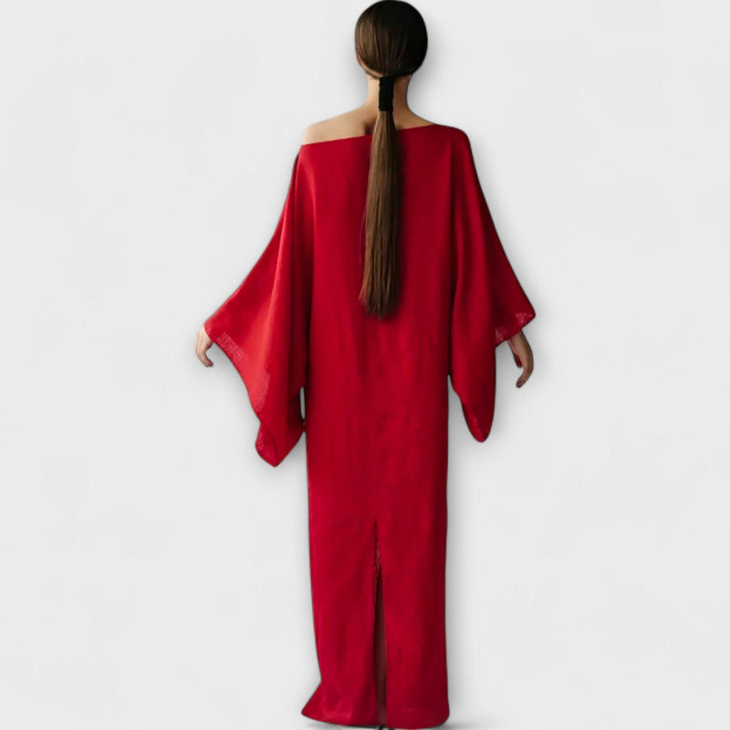 Dana - Pellava- ja puuvillakimono-mekko
