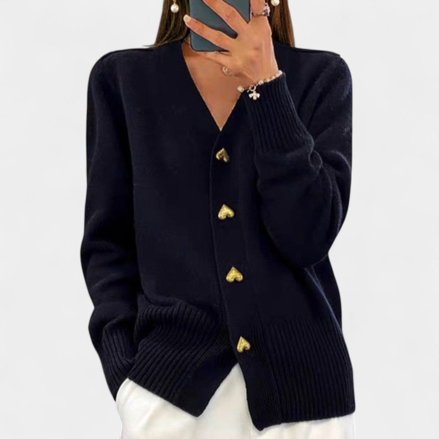 Veronika – Autumn Knit Cardigan
