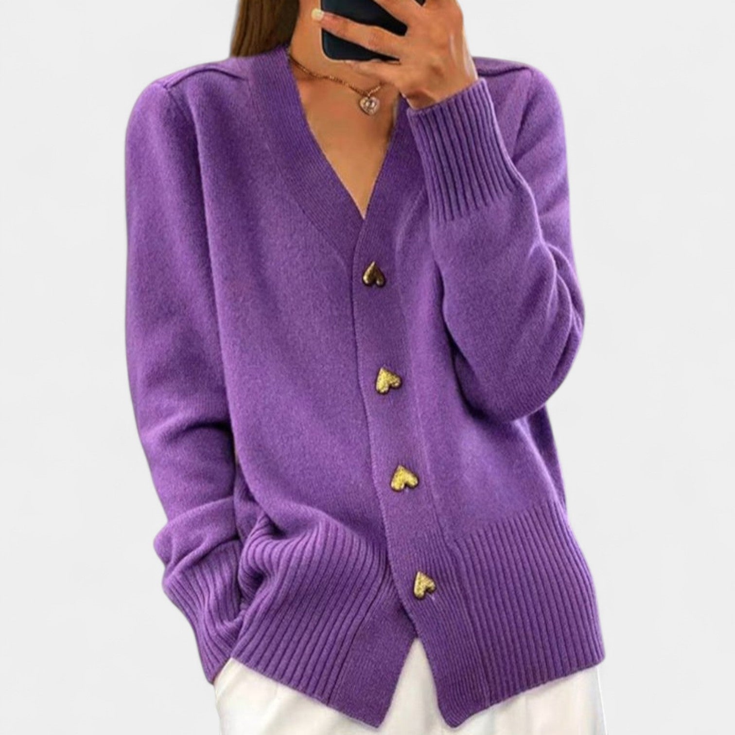 Veronika – Autumn Knit Cardigan