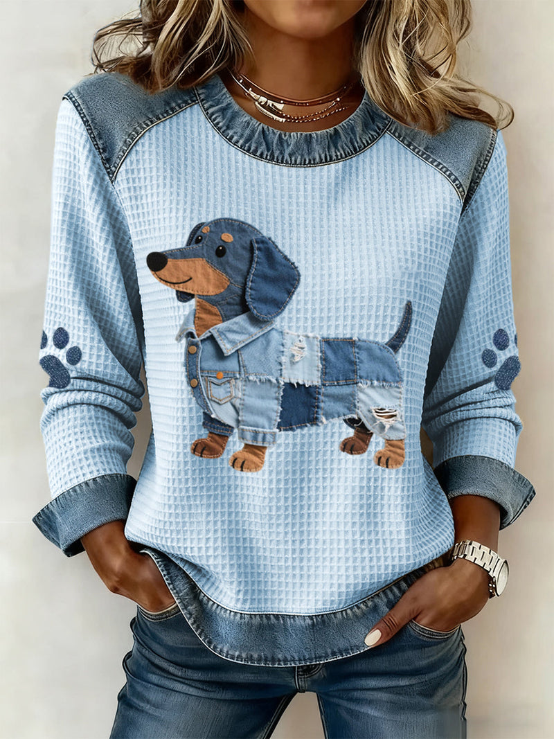 Nuria - Denim Patchwork Jacket