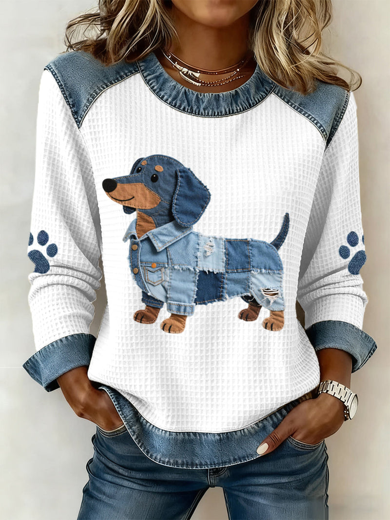 Nuria - Denim Patchwork Jacket