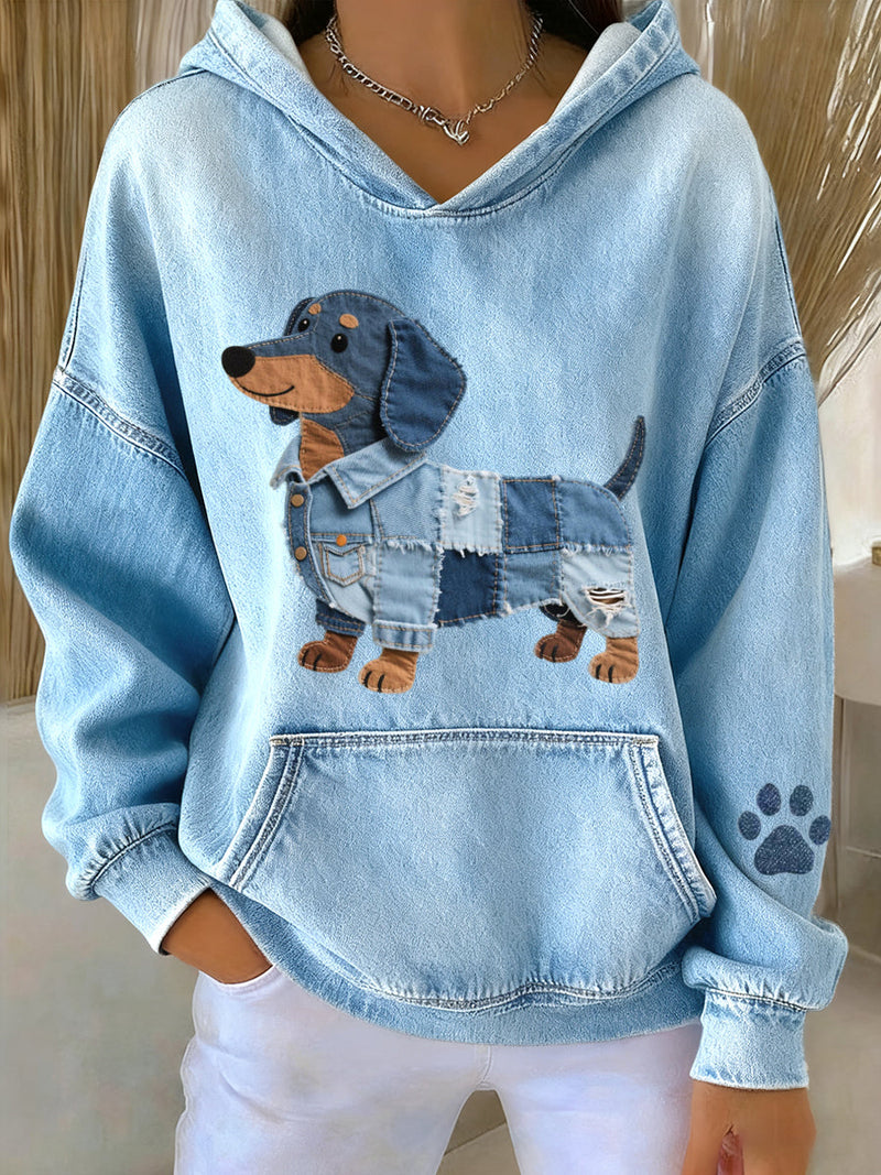 Azucena - Denim Micro-Camouflage Dog Jacket